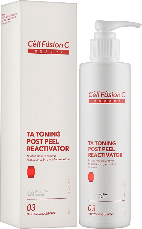 Водородная маска для лица - Cell Fusion C TA Toning Postpeel Reactivator — фото N2