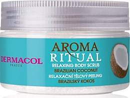 Парфумерія, косметика Скраб для тіла «Кокос» - Dermacol Aroma Ritual Brazilian Coconut Relaxing Body Scrub