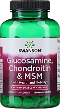 Парфумерія, косметика Харчова добавка "Глюкозамін, хондроїтин і МСМ" - Swanson Glucosamine Chondroitin & MSM