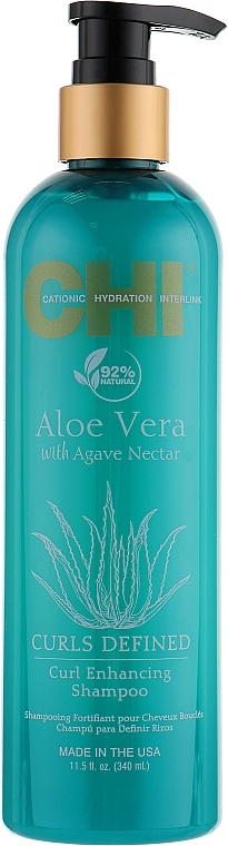 УЦЕНКА Набор - CHI Aloe Vera Oil (shampoo/340ml + cond/340ml + oil/89ml) * — фото N5