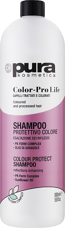 Шампунь для фарбованого волосся - Pura Kosmetica Color Pro Life Shampoo — фото N1
