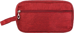 Косметичка чоловіча дорожня з ручкою, LX-019R, 25.5х15х9.5 см, червона - Cosmo Shop — фото N1