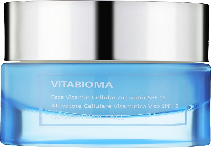 Дневной озонированный пребиотик-крем для всех типов кожи лица - Beauty Spa Ozoceutica Face Vitabioma — фото N1