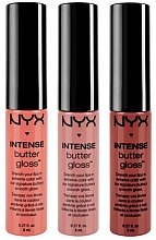 Духи, Парфюмерия, косметика Набор блесков для губ - NYX Professional Makeup Intense Butter Gloss Set 2