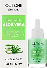 Зволожувальне молочко для обличчя з алое вера - Olitone Aloe Vera Face Milk — фото N2