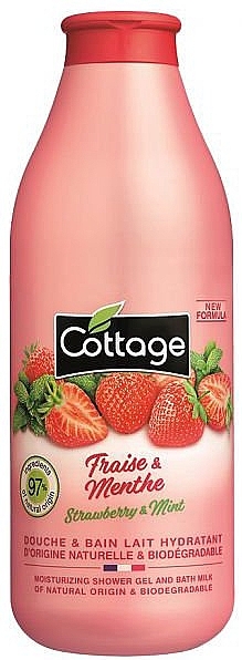 Гель для душа - Cottage Strawberry&Mint Shower Gel — фото N1