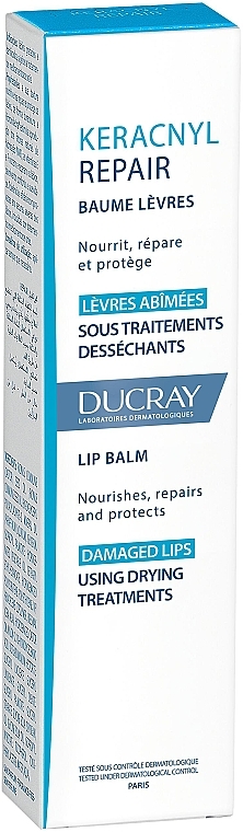 Восстанавливающий бальзам для губ - Ducray Keracnyl Repair Lip Balm — фото N5