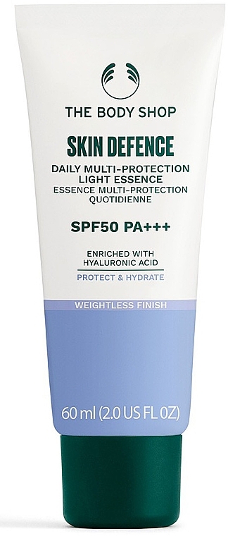 Захисний лосьйон для обличчя - The Body Shop Skin Defence Daily Multi-protection Light Essence SPF 50+ PA++++ — фото N1