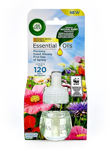 Электрический освежитель воздуха "Весенний день" - Air Wick Essential Oils Electric First Day Of Spring (сменный блок) — фото N1