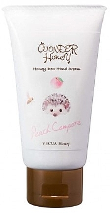 Зволожуючий крем для рук - Vecua Honey Peach Compote Cream — фото N1