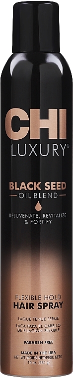 Лак для волосся - Chi Luxury Black Seed Oil Flexible Hold Hairspray