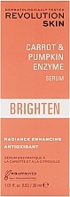 Восстанавливающая и осветляющая сыворотка - Revolution Skin Brighten Carrot & Pumpkin Enzyme Serum — фото N3