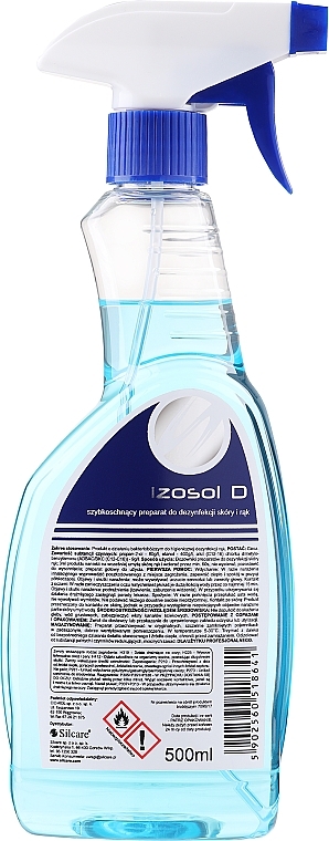 Засіб для дезінфекції рук - Silcare Izosol Disinfectant Spray Hand Skin — фото N5