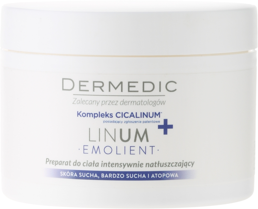 Интенсивно увлажняющее средство для тела - Dermedic Linum Emolient Ultra Rich Body Cream — фото N1