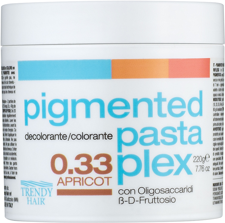 Паста для освітлення волосся з олігосахаридами і фруктозою - Trendy Hair Pastaplex Pigmented — фото N1