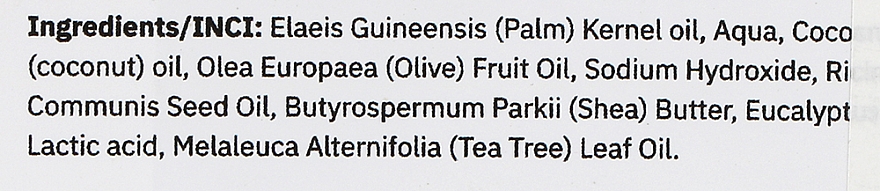 Натуральне крем-мило "Чайне дерево та евкаліпт" - EVO derm — фото N3