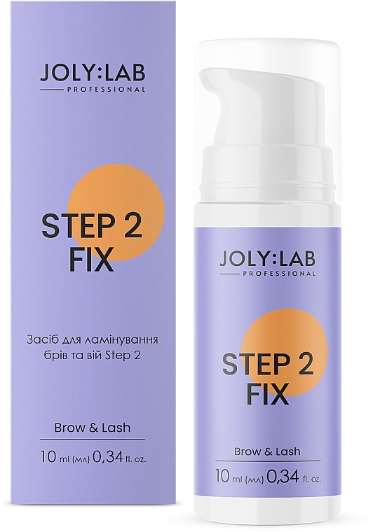 Joly:Lab Step 2 Fix - Засіб для ламінування брів та вій  