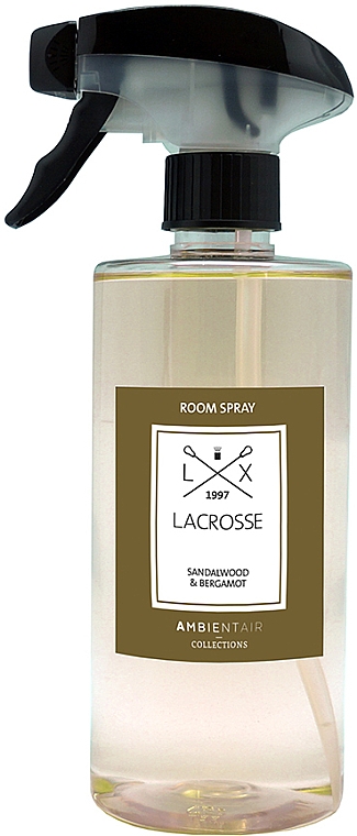 Спрей для дома "Сандаловое дерево и бергамот" - Ambientair Lacrosse Sandalwood & Bergamot Room Spray — фото N1