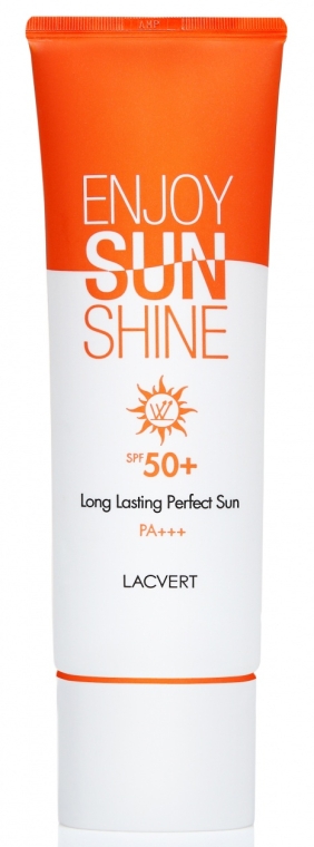 Солнцезащитный крем длительного действия - LG Household & Health Lacvert Enjoy Sunshine Long Lasting Perfect Sun SPF50+/PA+++