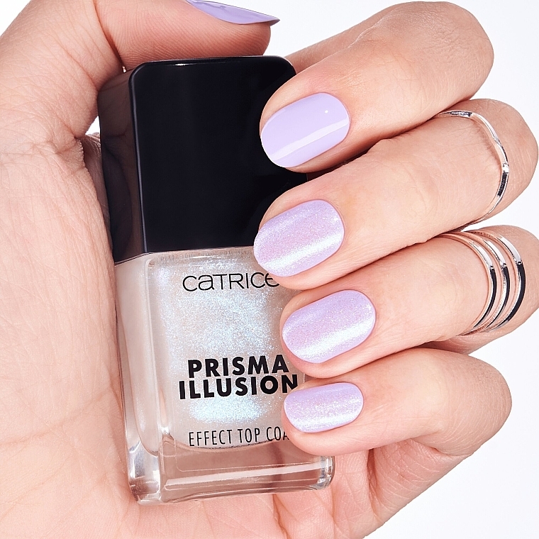 Верхнє покриття для лаку - Catrice Prisma Illusion Effect Galactic Dust Top Coat — фото N5