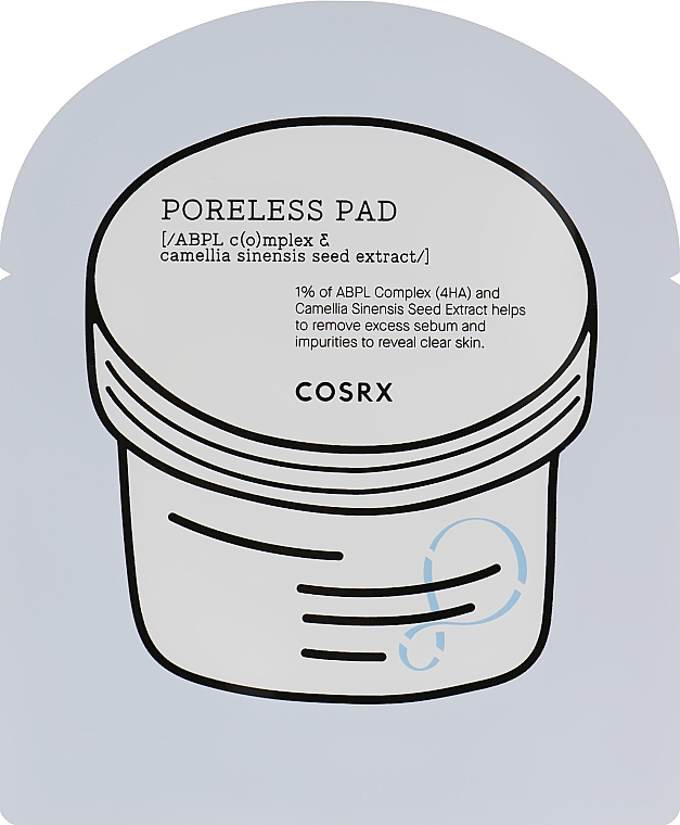 Кислотні тонер-педи для догляду за шкірою з розширеними порами - Cosrx Poreless Pad