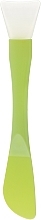 Шпатель CS-156G косметичний силіконовий з лопаткою для масок, зелений - Cosmo Shop — фото N1