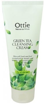 Крем для умывания - Ottie Green Tea Cleansing Cream 