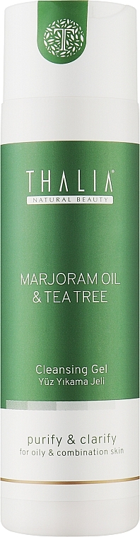 Очищающий гель для умывания с майораном и чайным деревом - Thalia Marjoram Oil & Tea Tree Cleansing Gel — фото N1