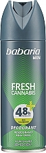 Парфумерія, косметика Чоловічий дезодорант-спрей з канабісом - Babaria Cannabis Deo Spray