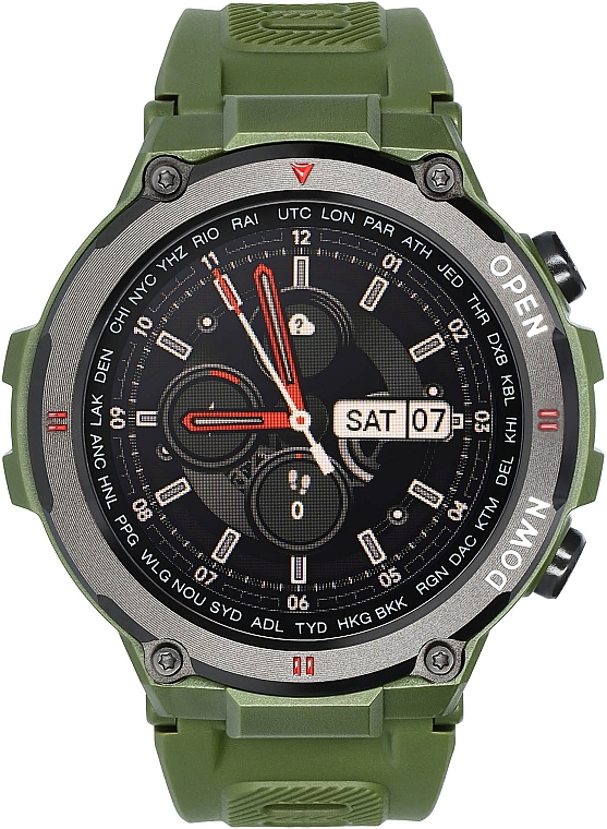 Смарт-часы, зеленые - Garett Smartwatch Sport Tactic — фото N4