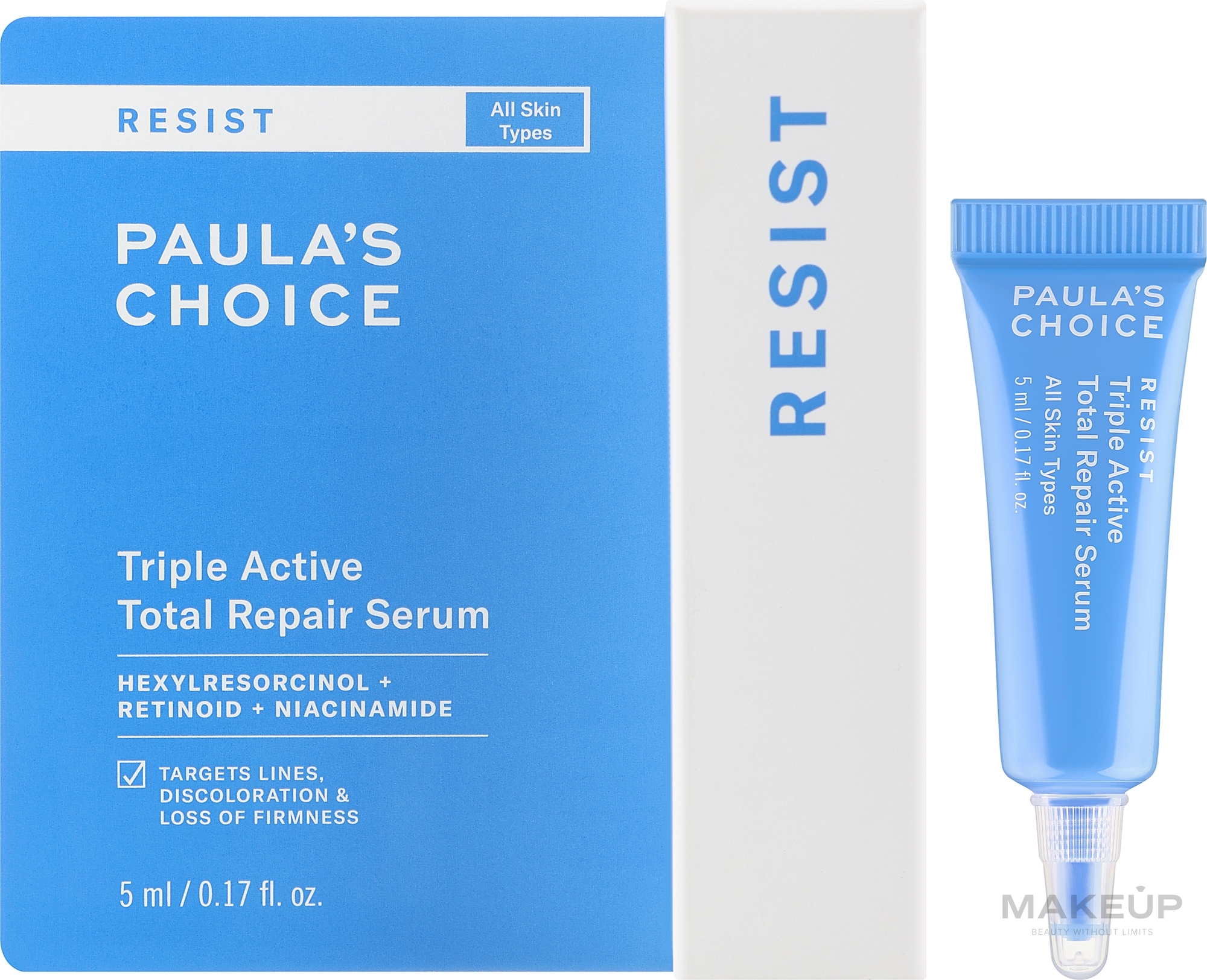 Тройная активная восстановительная сыворотка для лица - Paula's Choice Resist Triple Active Repair Serum Travel Size — фото 5ml