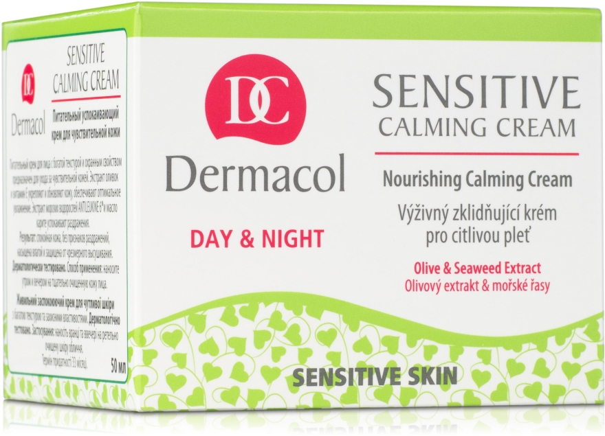 Поживний заспокійливий крем для чутливої шкіри - Dermacol Sensitive Calming Cream — фото N3