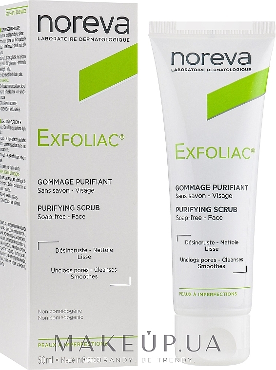 УЦІНКА Скраб очищувальний - Noreva Laboratoires Exfoliac Purifying Scrub * — фото N1