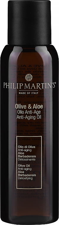 Коктейль олій оливи та екстракту алое - Philip Martin's Olive & Aloe Oil — фото N1