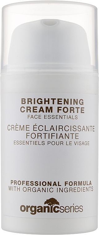 Осветляющий крем для лица - Organic Series Brightening Cream Forte (мини) — фото N1