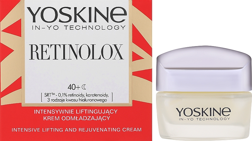 Интенсивный омолаживающий лифтинг-крем - Yoskine Retinolox 40+ Intensive Lifting and Rejuvenating Cream — фото N2