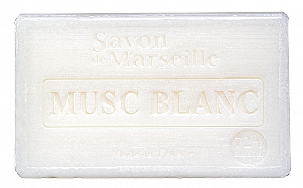 Мыло "Белый мускус" - Le Chatelard 1802 Savon de Marseille White Musk Soap — фото N1