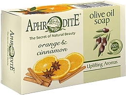 Оливкове мило з олією апельсина і корицею - Aphrodite Olive Oil Soap Orange & Cinnamon — фото N2