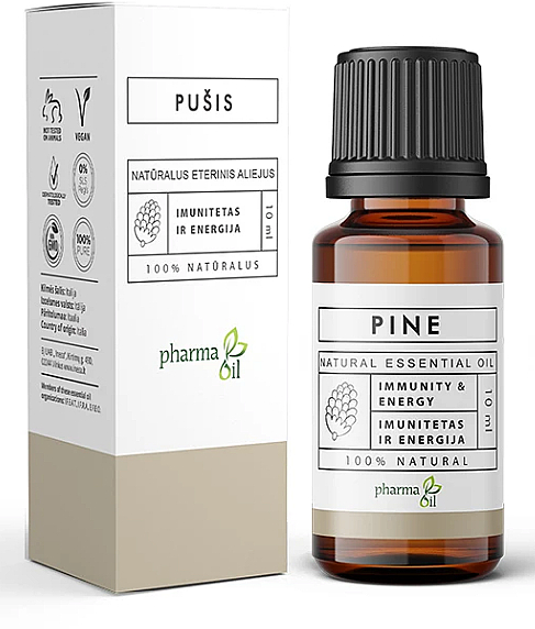 Эфирное масло "Сосна" - Pharma Oil Pine Essential Oil — фото N1