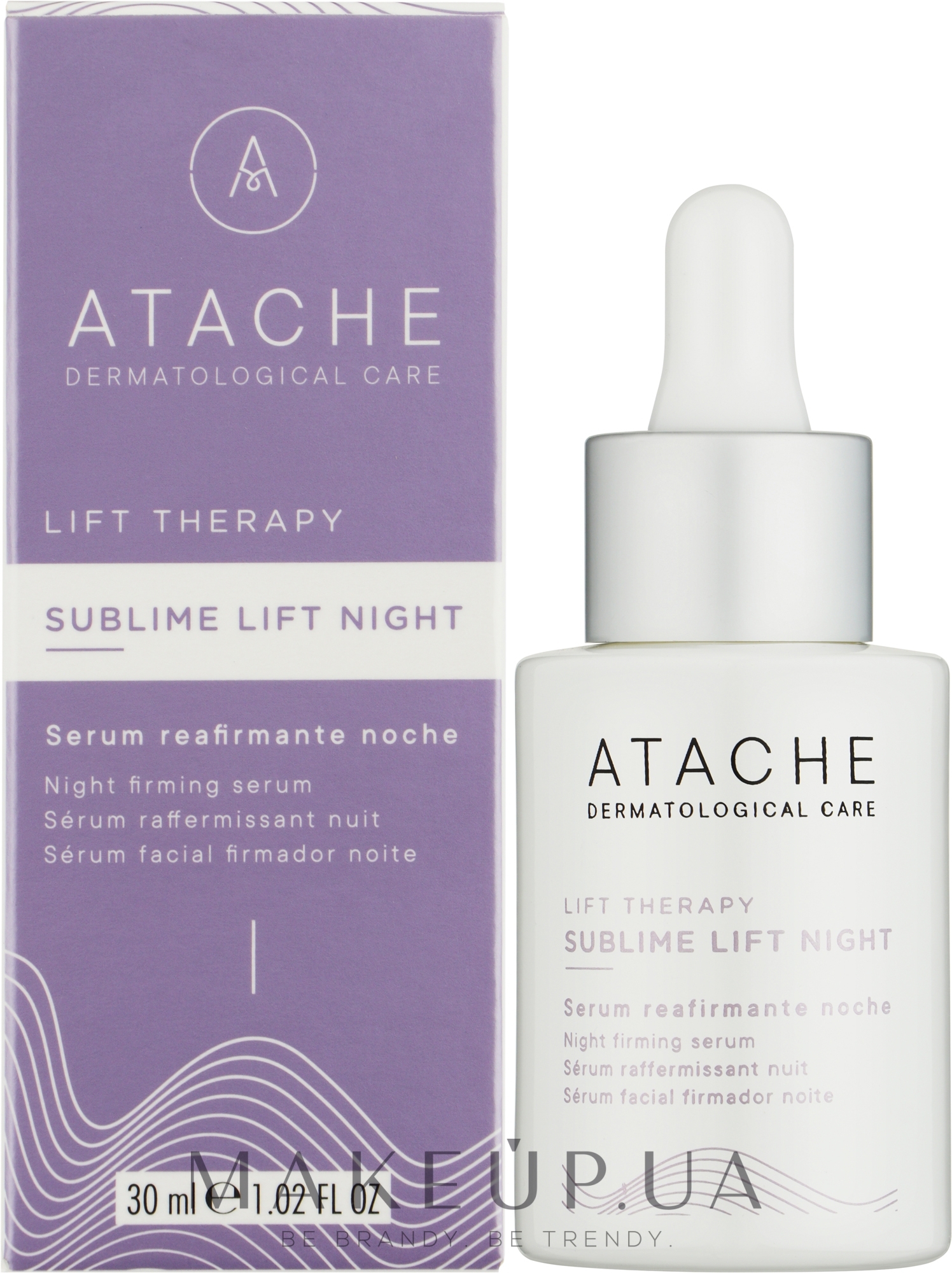 Ліфтинг-нічна сироватка для обличчя - Atache Lift Therapy Sublime Lift Night — фото 30ml