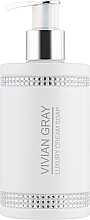 Рідке крем-мило - Vivian Gray White Crystals Luxury Cream Soap — фото N1