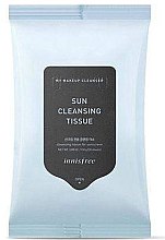 Парфумерія, косметика Серветки від сонцезахисних засобів - Innisfree My Makeup Cleanser Sun Cleansing Tissue