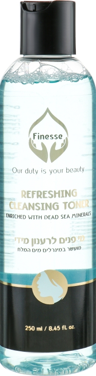 Очищающий тоник с освежающим эффектом - Finesse Dead Sea Refreshing Cleanser Toner