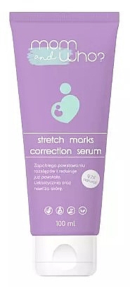 Сироватка від розтяжок - Mom And Who Stretch Marks Correction Serum — фото N1