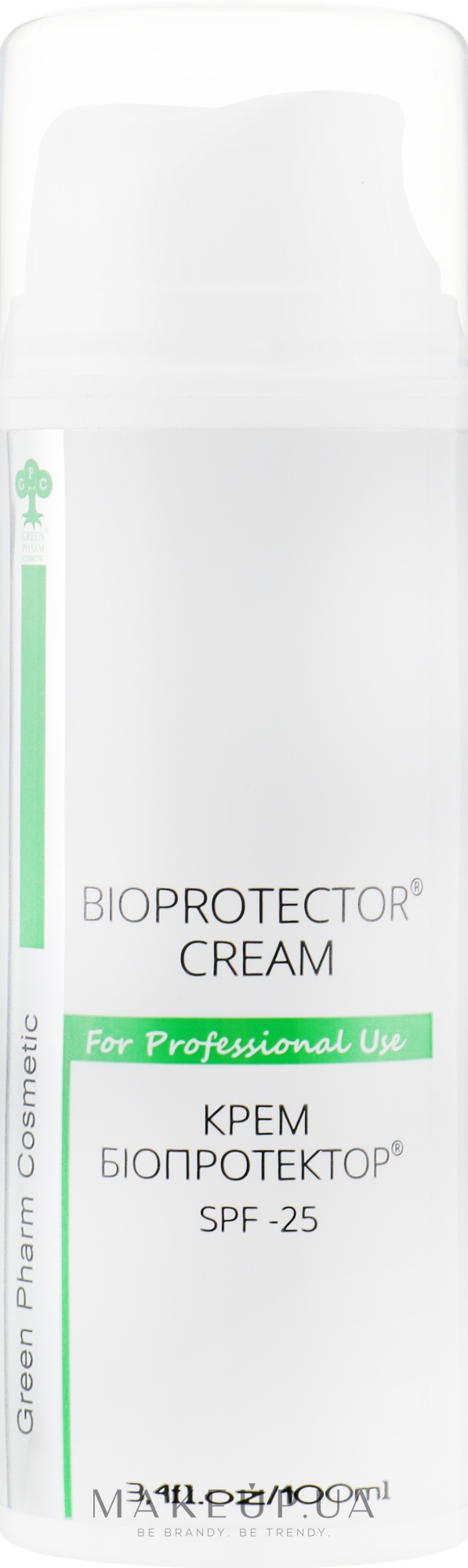 Крем для лица "Биопротектор" SPF 25 - Green Pharm Cosmetic Bioprotector Cream SPF 25 PH 5,5 — фото 100ml