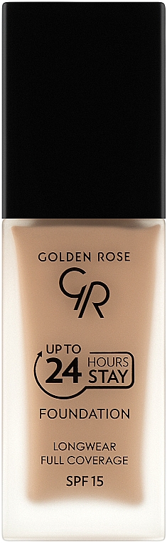 Тональна основа для обличчя - Golden Rose Up To 24 Hours Stay Foundation SPF 15
