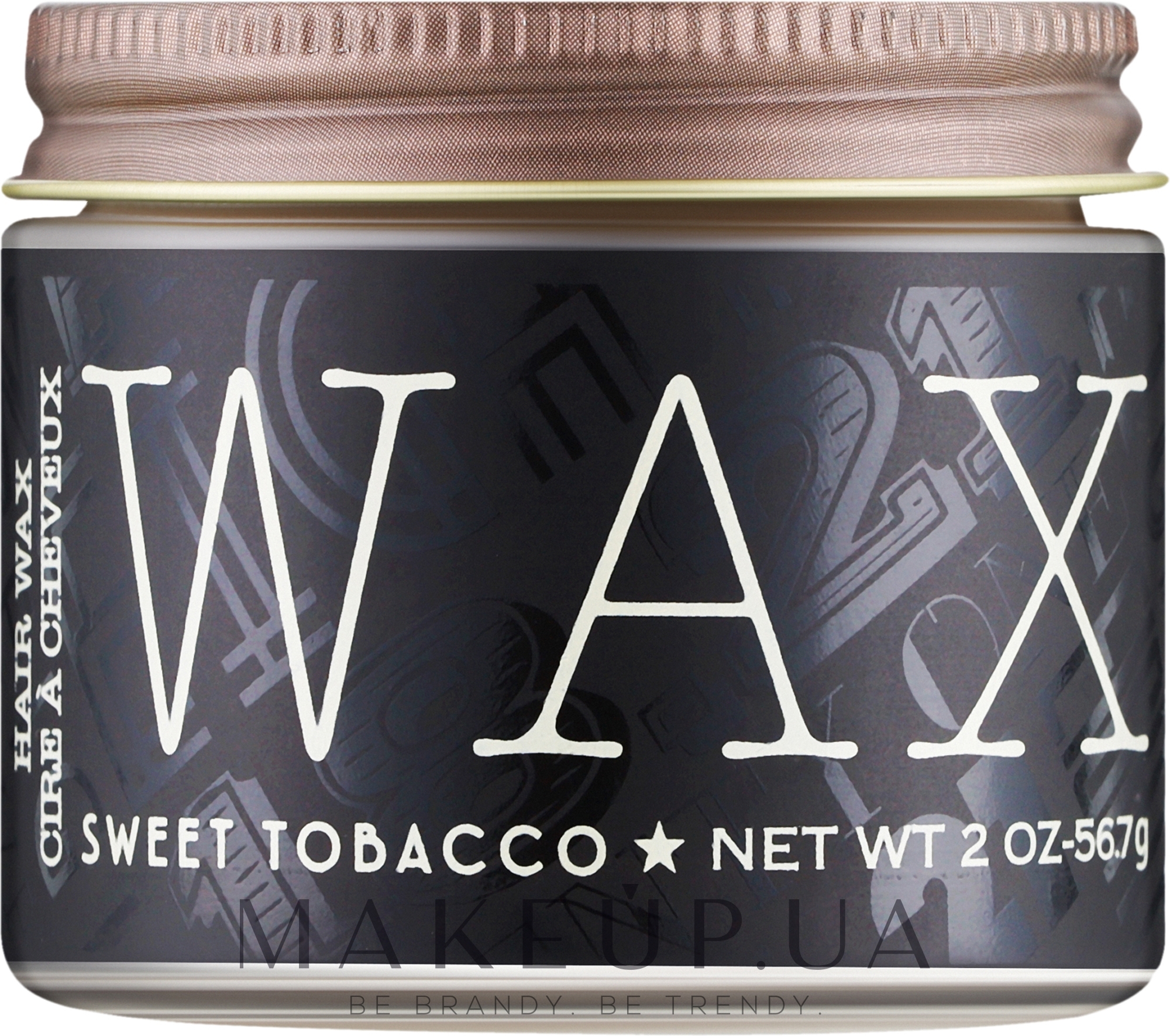 Віск для укладання волосся - 18.21 Man Made Wax Sweet Tobacco Satin Finish / High Hold — фото 56.7g
