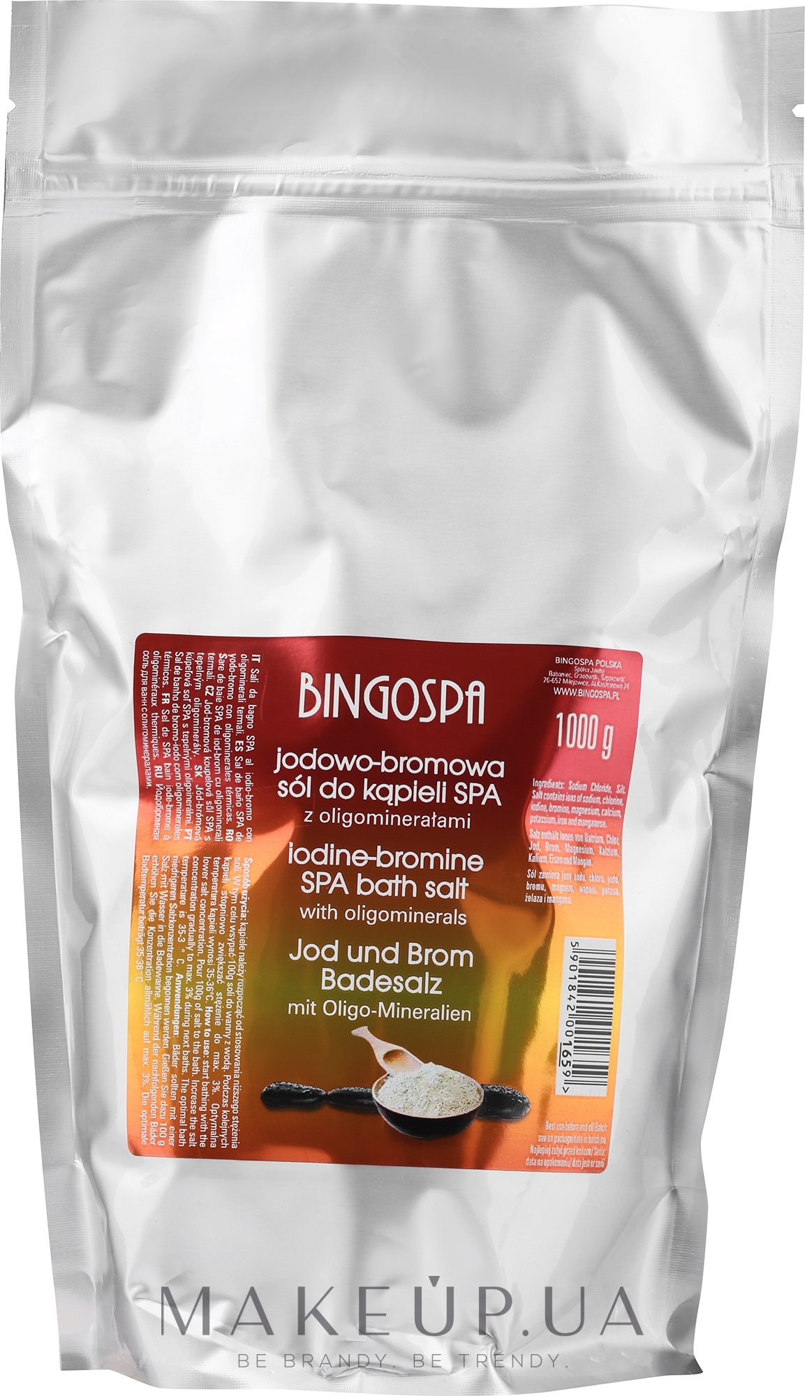 Сіль для ванни - BingoSpa Bromine SPA Salt with Oligominerals for Mineral Bath — фото 1000g