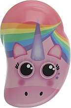 Расческа для волос - Tangle Teezer The Original Mini Children Rainbow The Unicorn — фото N2