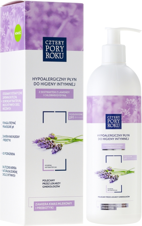 Гель для интимной гигиены "Лаванда" - Cztery Pory Roku Lavender Intimate Hygiene Wash